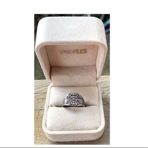 Modern Rings Vintage Sterling Silver + Gift Box